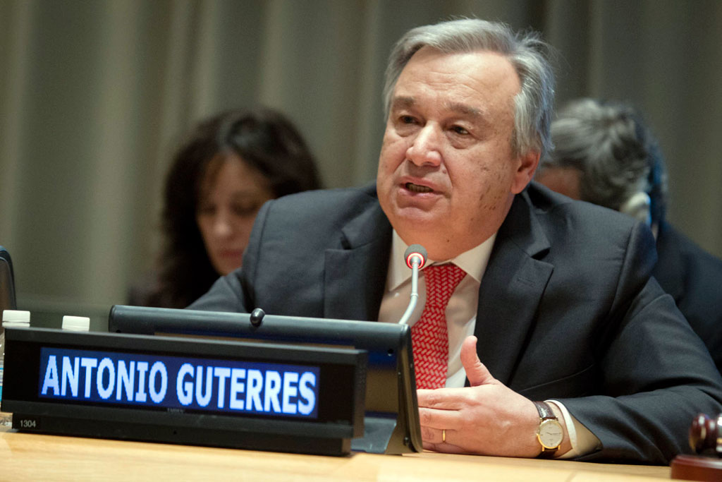 United Nations Secretary-General Antonio Guterres 