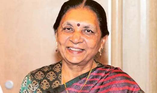 BJP leader Anandiben Patel 