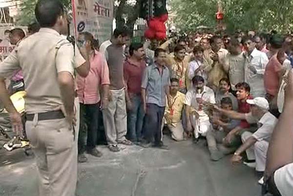 EDMC sanitation workers went on an indefinite strike 