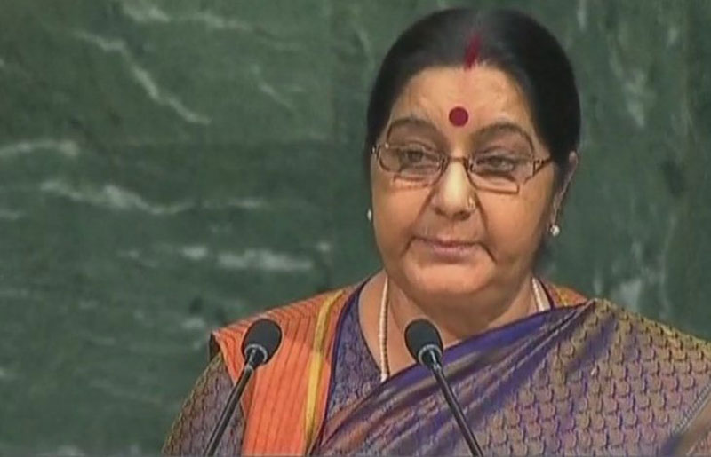 External Affairs Minister Sushma Swaraj