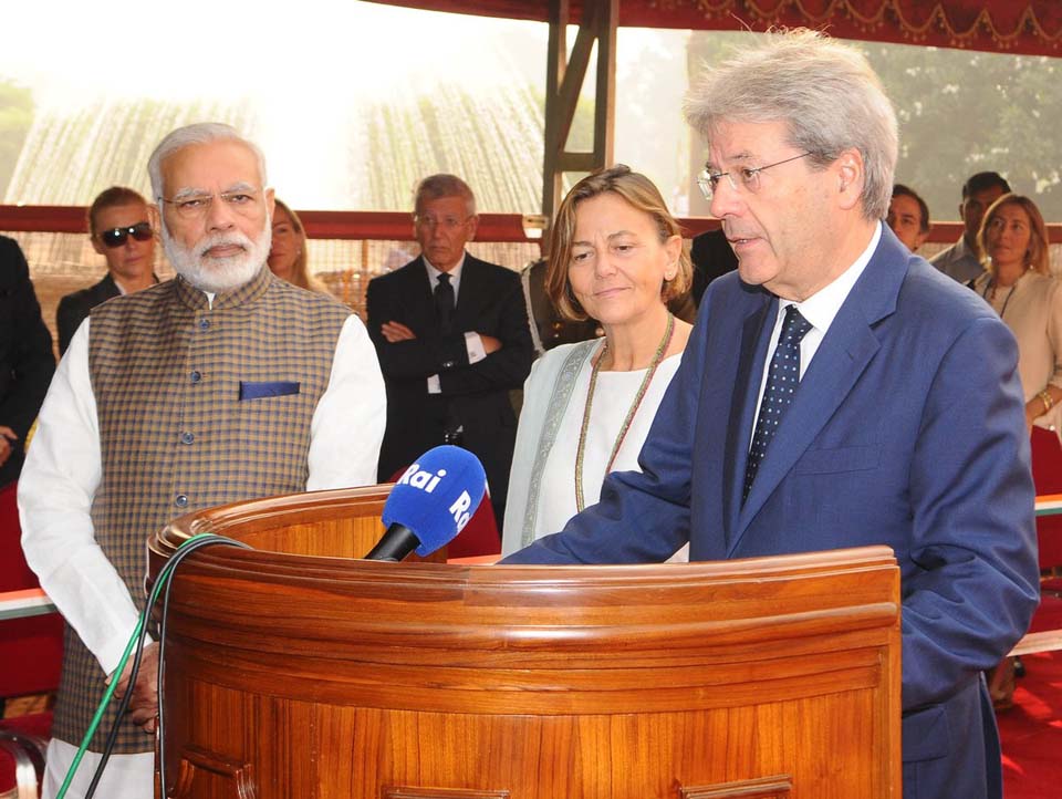 Italy's Prime Minister Paolo Gentiloni