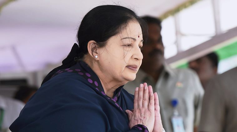 Tamil Nadu Chief Minister J Jayalalithaa