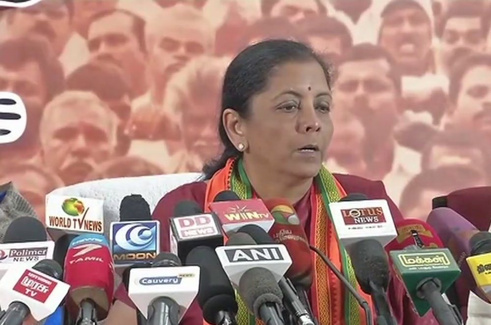 Defence Minister Nirmala Sitharaman 