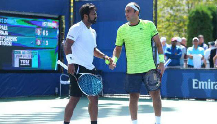 Leander Paes and Purav Raja 