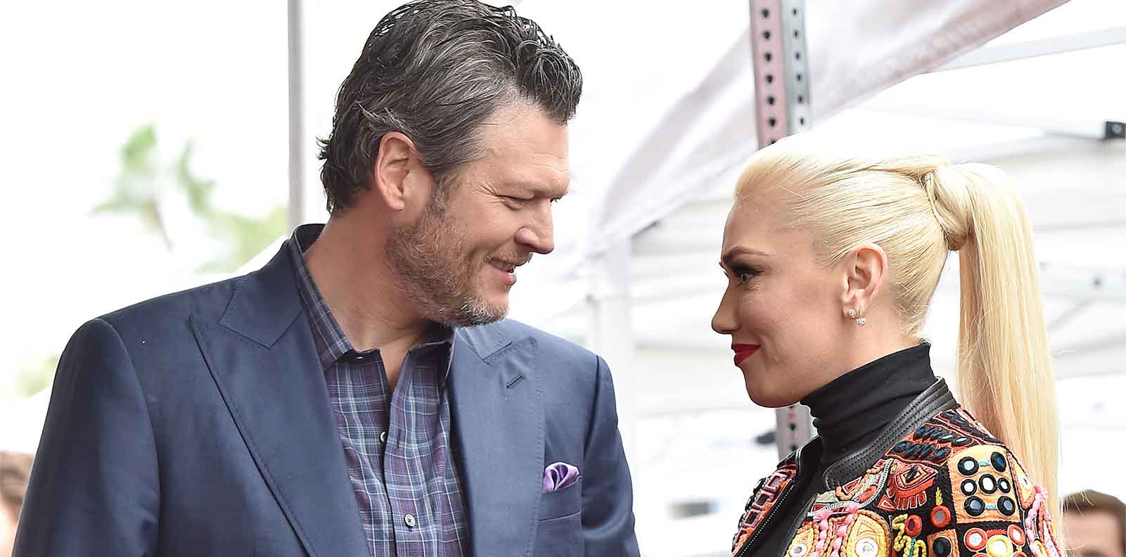 Blake Shelton with Gwen Stefani