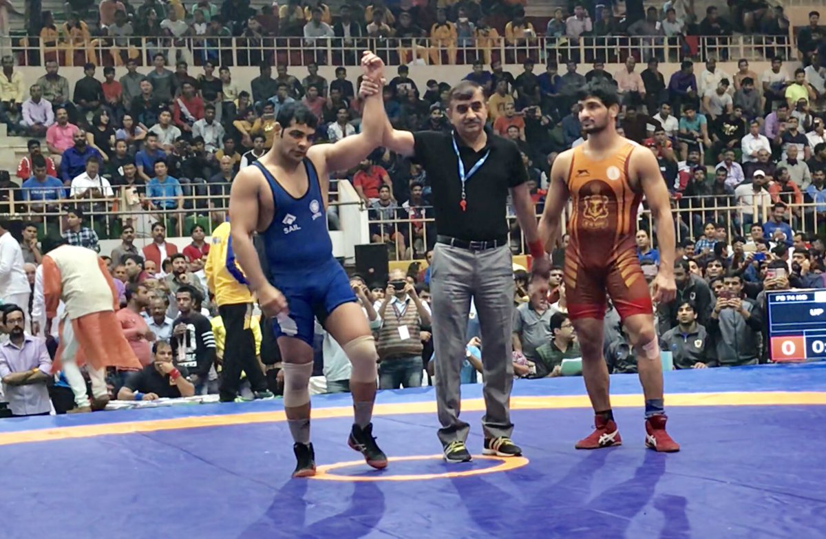 Sushil Kumar wins gold