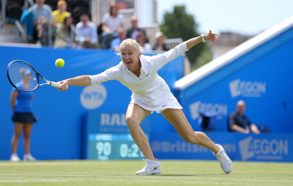 Former Wimbledon champion Jana Novotna 