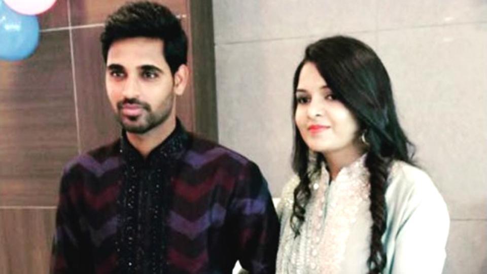 Bhuvneshwar Kumar and Nupur Nagar