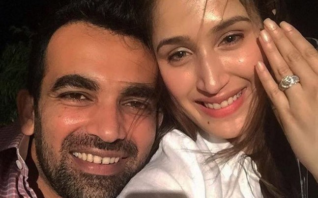 Sagarika Ghatge and Zaheer Khan 