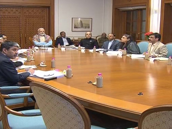 Prime Minister Narendra Modi in the meeting