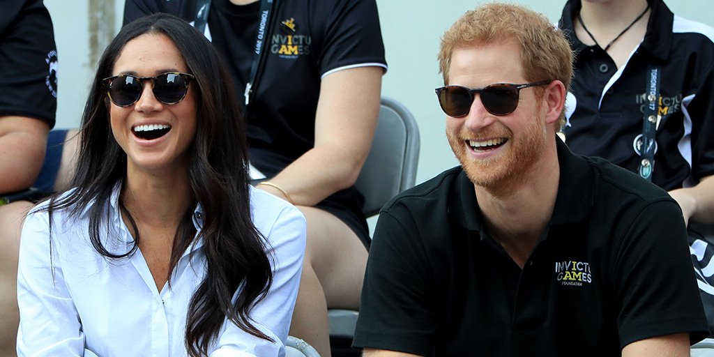 Prince Harry with Meghan Markle