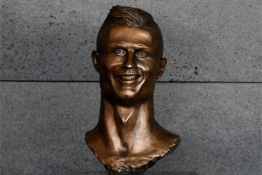 The latest bust of Cristiano Ronaldo