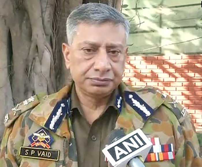 S P Vaid, DGP Jammu and Kashmir 