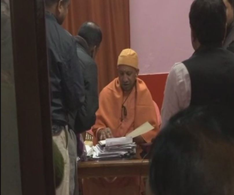 Uttar Pradesh Chief Minister Yogi Adityanath organised Janta Darbar