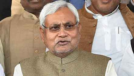 Bihar Chief Minister Nitish Kumar