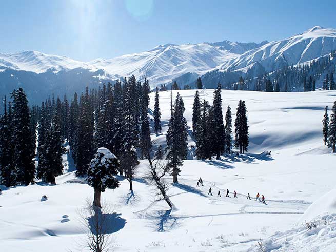 gulmarg snow cover