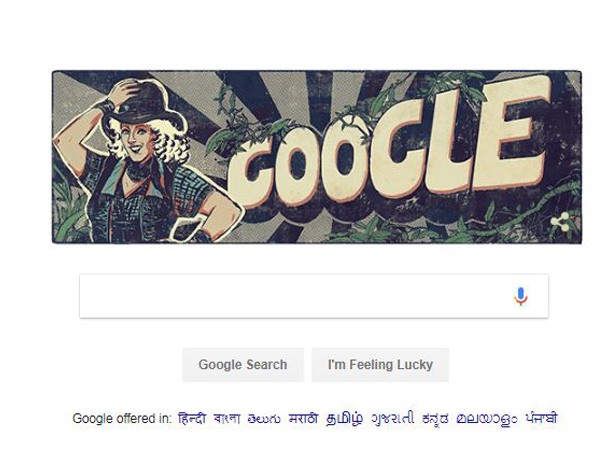 Google Doodle on Bollywood actress and stunt queen Mary Ann Evans