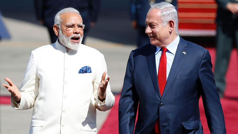 Narendra Modi & Benjamin Netanyahu