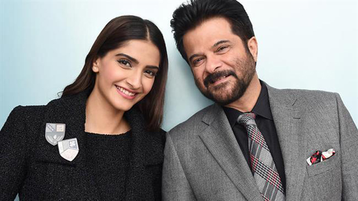 Anil Kapoor and Sonam Kapoor