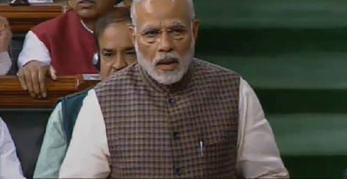 Narendra Modi in Lok Sabha 