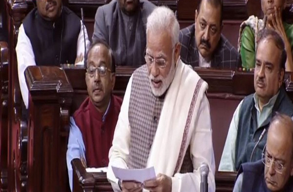  Narendra Modi in Rajya Sabha