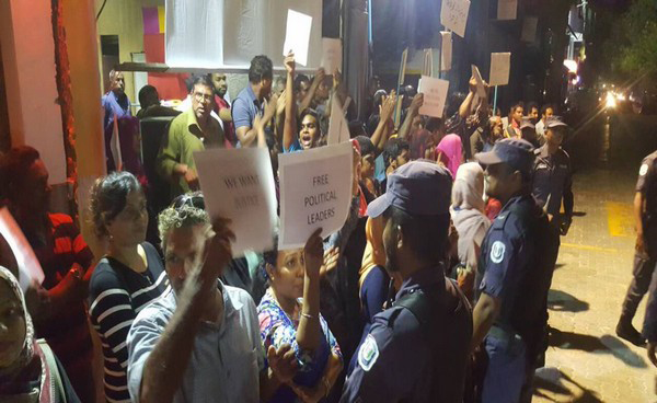 Public Protesting in maldives