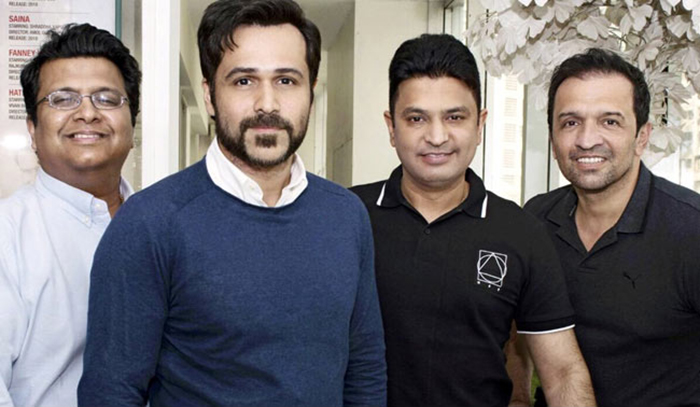 Emraan Hashmi with the team of Cheat India