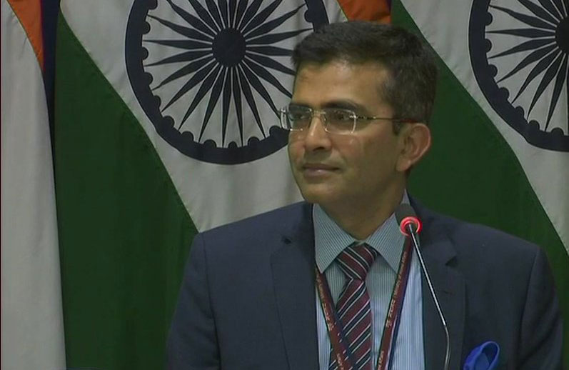 MEA Spokesperson Raveesh Kumar