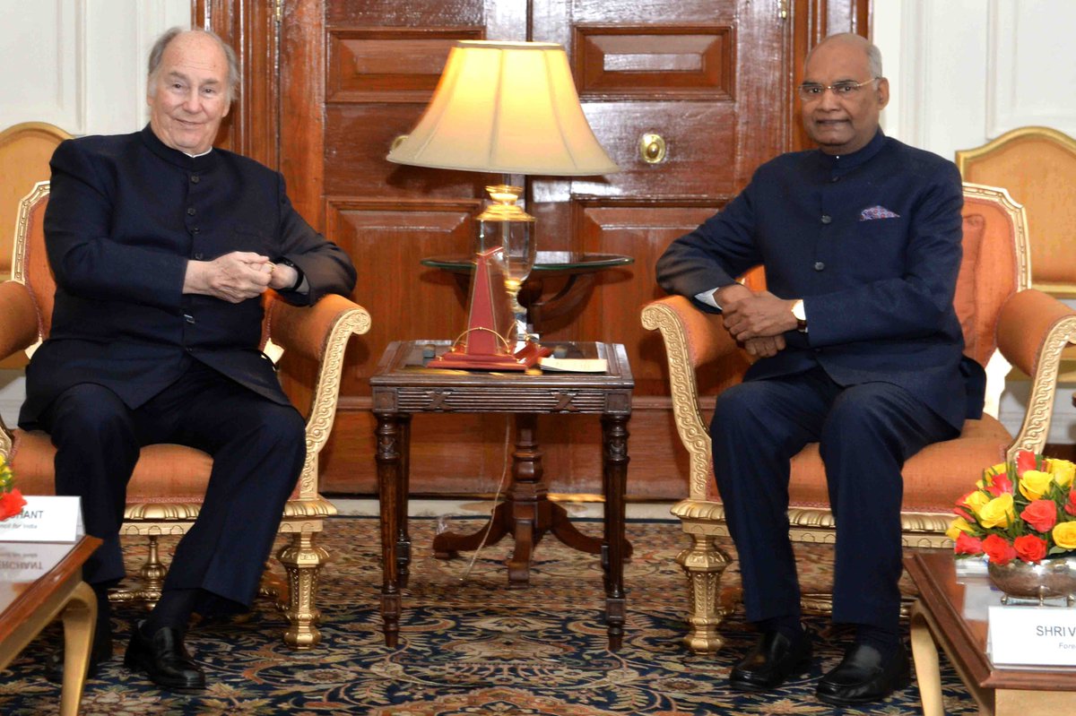 President Kovind & Prince Karim Aga Khan