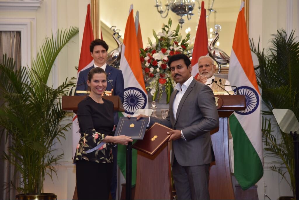 PM Modi and Canadian PM Justin Trudeau 