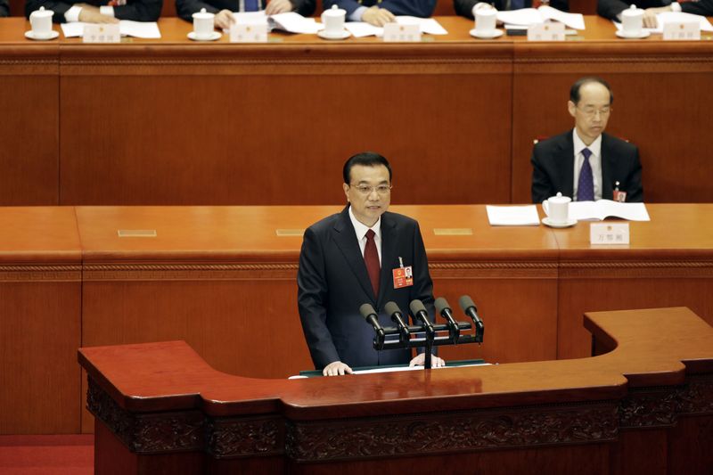 Chinese Premier Li Keqiang at The Great Hall of People