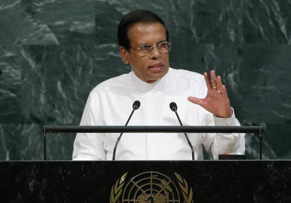  Sri Lanka President Maithripala Sirisena