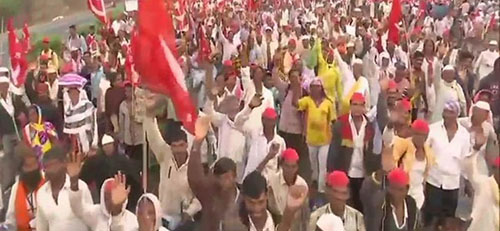 Farmers Protest at Thane