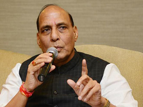 Union Home Minister Rajnath Singh