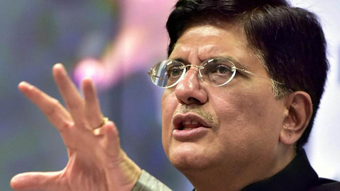 Union Railway Minister Piyush Goyal