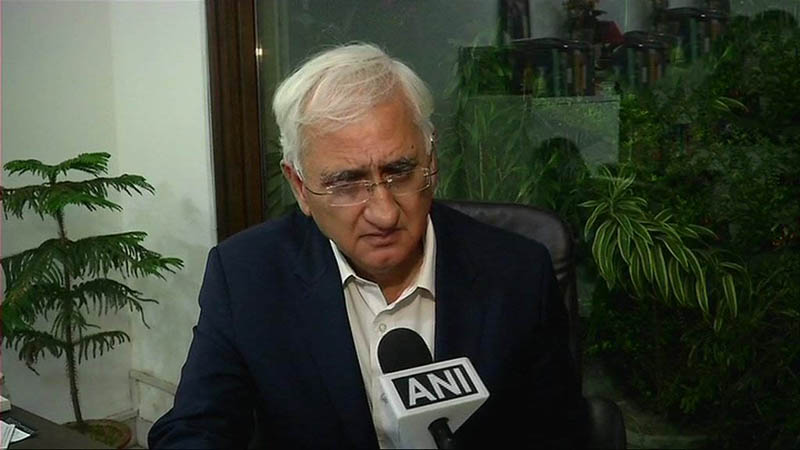 Former union minister Salman Khurshid