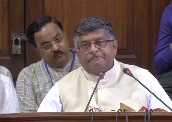 Minister of Information Technology, Ravi Shankar Prasad