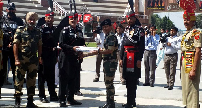 Pakistan National Day celebration at Attari Wagah Border 