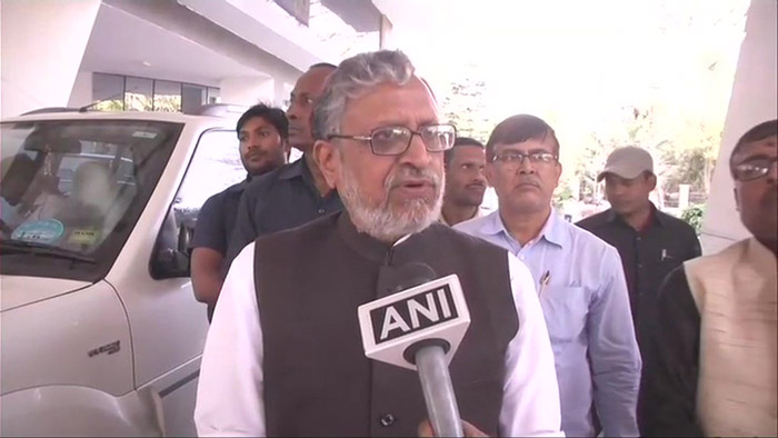 Bihar Deputy Chief Minister Sushil Modi