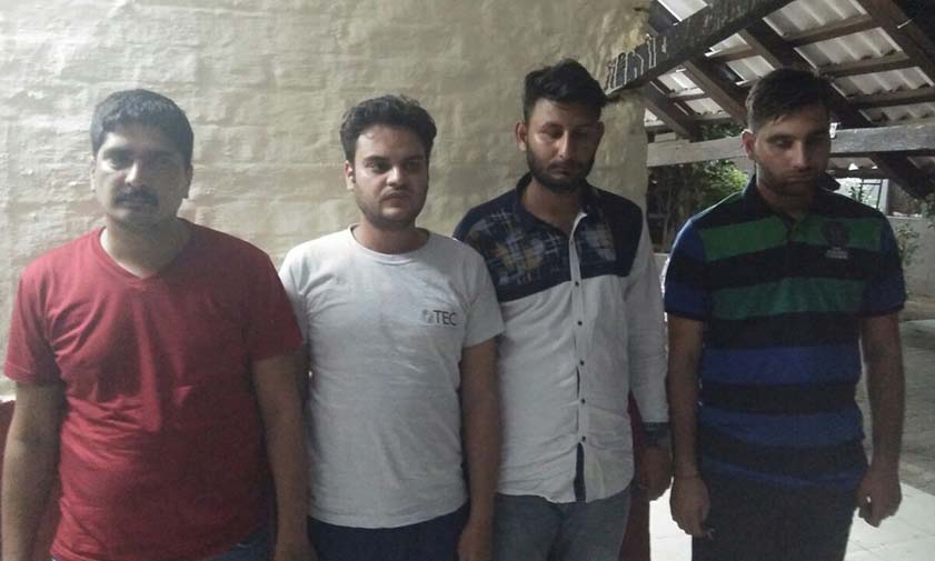 Police arrested four accused 