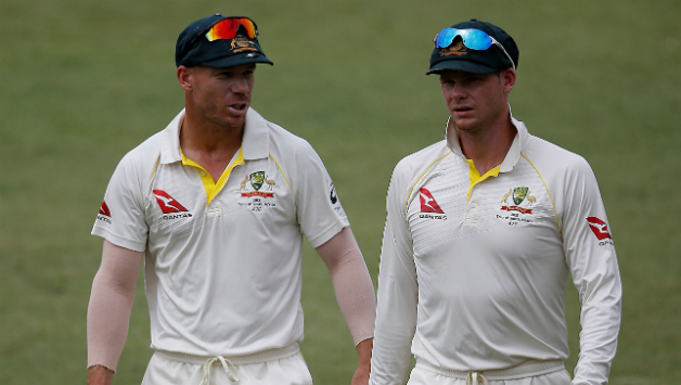 Australian cricketer Steve Smith and David Warner 