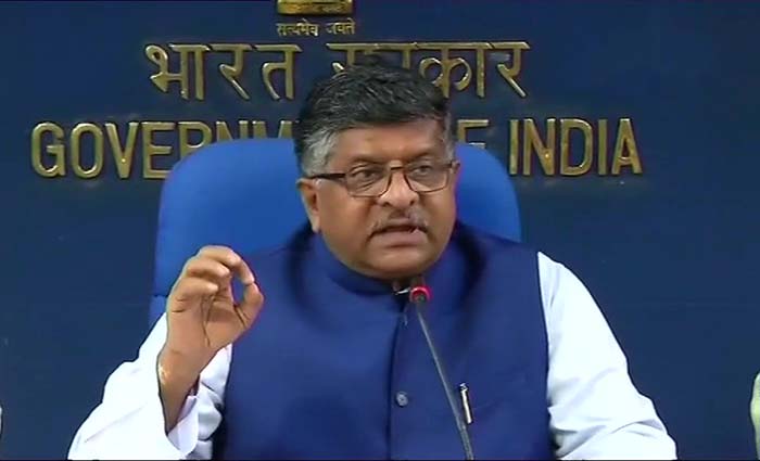 Union Minister of Law Ravi Shankar Prasad (File Photo)