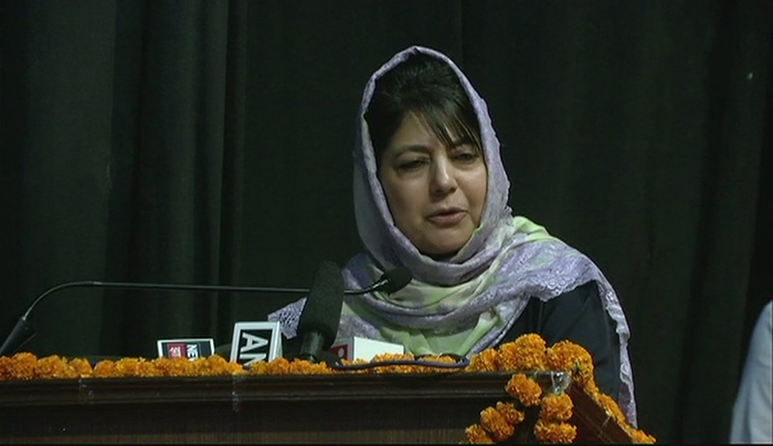 Jammu and Kashmir Chief Minister Mehbooba Mufti in Delhi