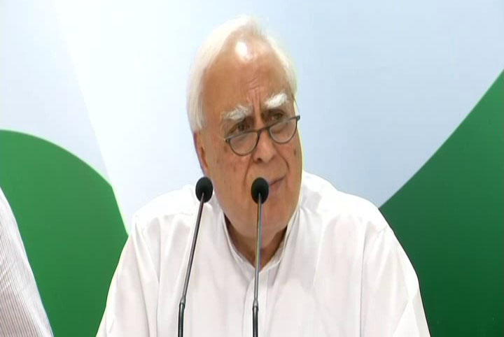 Congress leader Kapil Sibal 