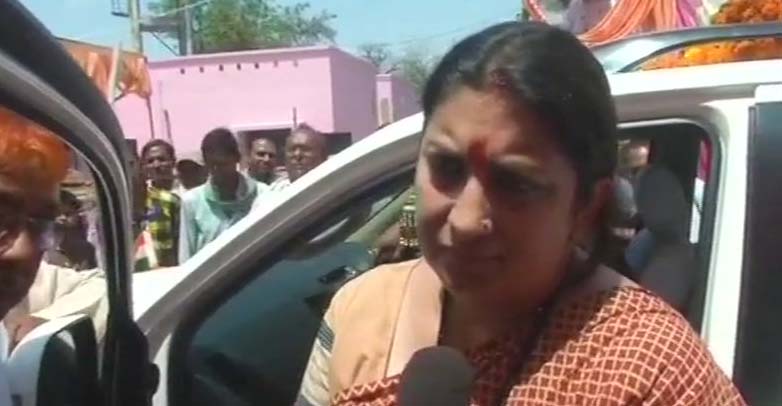 Union minister Smriti Irani