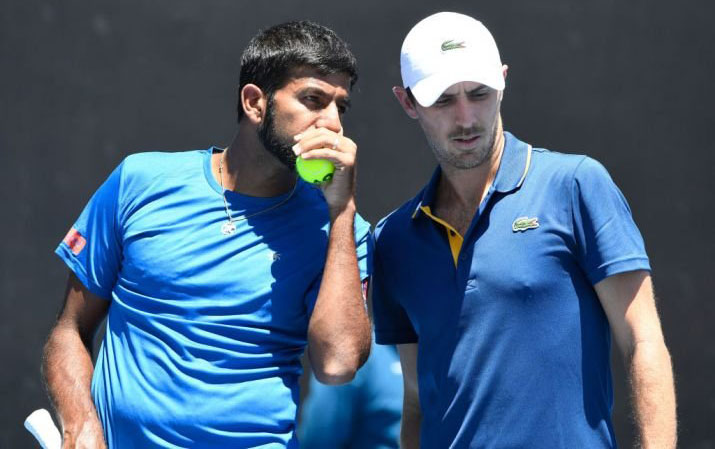 Rohan Bopanna with Edouard Roger-Vasselin (File Photo)