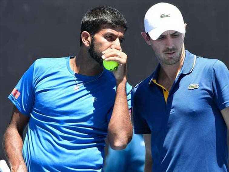  Rohan Bopanna and his French partner Edouard Roger-Vasselin