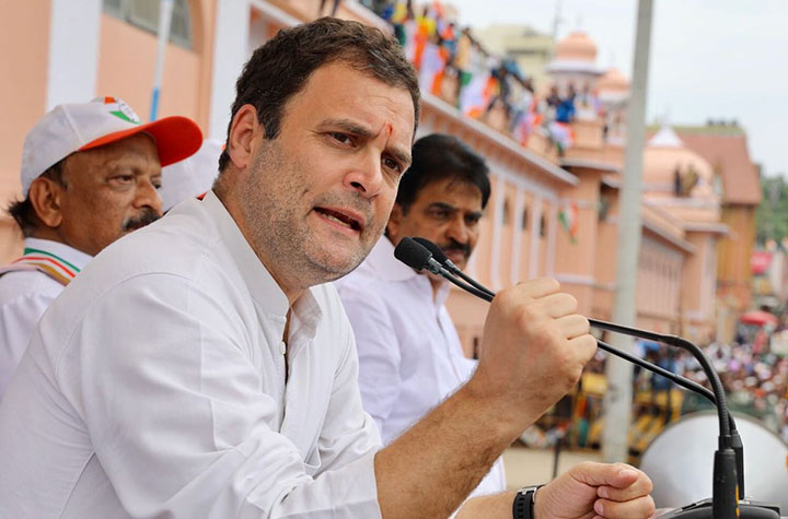 Congress President Rahul Gandhi