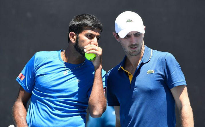 Rohan Bopanna and his French partner Edouard Roger-Vasselin (File Photo)