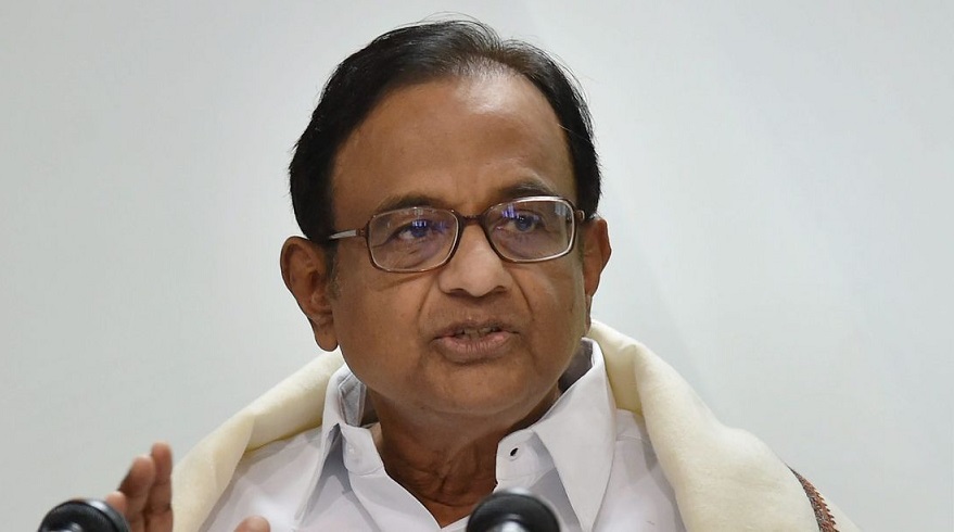 Former Union Minister P. Chidambaram